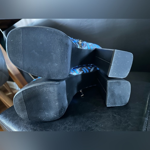 Platform Printed Booties - Picture 7 of 14